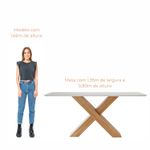 Conjunto Sala de Jantar 4 Lugares Mesa Nea e Cadeira Ane Babus