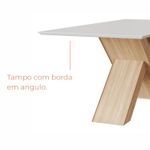 Conjunto Sala de Jantar 4 Lugares Mesa Nea e Cadeira Ane Babus