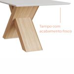 Conjunto Sala de Jantar 4 Lugares Mesa Nea e Cadeira Ane Babus