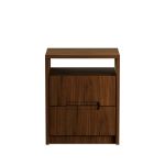 Mesa de cabeceira Sansi com 2 Gavetas - Baviera