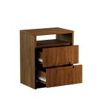 Mesa de cabeceira Sansi com 2 Gavetas - Baviera