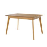 Conjunto Sala de Jantar 4 Lugares 1,36 Olive e Ares Babus - Imbuia / Cinza