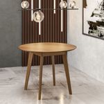 Mesa de Jantar Olive 4 Lugares Redonda 1,03 Babus - Imbuia / Imbuia