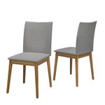 Conjunto Sala de Jantar 4 Lugares 1,03 Olive e Ares Babus - Imbuia / Off White
