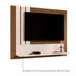 Painel De TVs até 43 Pol Nero com 1 Prateleira - Nature / Perola