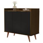 Buffet Aparador com 3 Portas Verona Babus - Canela / Preto