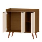 Buffet Aparador com 3 Portas Verona Babus - Nature / Perola