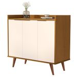 Buffet Aparador com 3 Portas Verona Babus - Nature / Perola