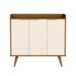 Buffet Aparador com 3 Portas Verona Babus - Nature / Perola