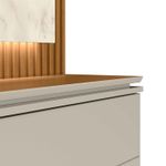 Home Guararapes para TV 75'' com Led Linea Brasil - Nature/Off White