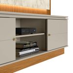 Home Guararapes para TV 75'' com Led Linea Brasil - Nature/Off White