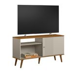 Rack de TV até 50 Polegadas Biella com 1 Porta - Nature / Off White