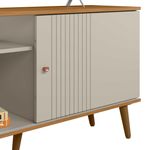 Rack de TV até 50 Polegadas Biella com 1 Porta - Nature / Off White