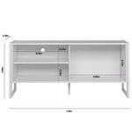 Rack de TV até 55 Polegadas Belluno com 1 Porta - Nature / Off White