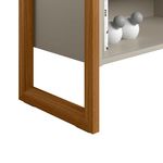 Rack de TV até 55 Polegadas Belluno com 1 Porta - Nature / Off White
