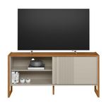 Rack de TV até 55 Polegadas Belluno com 1 Porta - Nature / Off White