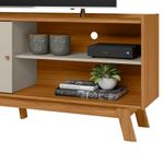 Rack de TV até 65 Polegadas Anzio com 1 Porta - Nature / Off White