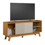 Rack de TV até 65 Polegadas Anzio com 1 Porta - Nature / Off White