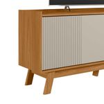 Rack de TV até 65 Polegadas Anzio com 1 Porta - Nature / Off White