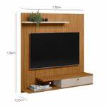 Painel Home de TV até 55 Polegadas Seul - nature / off white