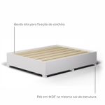 Box para Colchão de Queen Micenas 140 MDF Branco