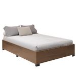 Box para Colchão de Casal Micenas 140 MDF Cedro