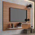 Painel de TV até 40 Pol. Metz Com 2 Prat. - Freijó / Off White