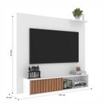 Painel de TV até 55 Pol. Málaga Com 1 Porta - Freijó