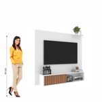 Painel de TV até 55 Pol. Málaga Com 1 Porta - Freijó
