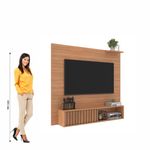 Painel de TV até 55 Pol. Málaga Com 1 Porta - Branco / Freijó