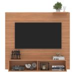 Painel de TV até 55 Pol. Málaga Com 1 Porta - Branco / Freijó