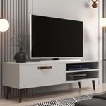 Rack de TV até 43 Pol. Ávila Com 1 Porta - Branco