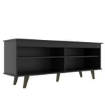 Rack de TV até 75 Pol. Caceres Com 1 Porta - Preto