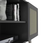 Rack de TV até 65 Pol. Cuenca Com 1 Porta - Preto