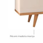 Buffet Aparador Pass 4 Portas Babus - Off White / Noce
