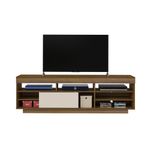 Rack Bancada com 1 Porta de Correr Treviso Flex Pinho/off White - Artely