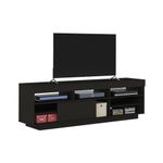 Rack para TV até 75 Polegadas Porta de Correr Treviso Preto