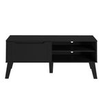 Rack para TV até 47 Polegadas 1 Porta 2 Nicho Lotus Verona Preto