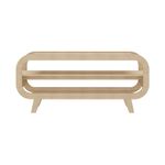 Rack Theo com Borda Arredondada para Tv de 60 Polegadas - Artely Naturale Naturale