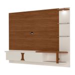 Painel Toronto Para TVs até 72 Pol. Cor Cedro C/off White