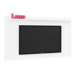 Painel para TV Até 60 Polegadas Slim Branco C/ Suporte para TV - Artely