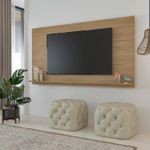 Painel para Tv até 60 Polegadas Slim Carvalho C/ Suporte para Tv - Artely