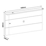 Painel para Tv até 60 Polegadas Slim Carvalho C/ Suporte para Tv - Artely