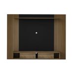 Painel para Tv até 75 Polegadas Nevada 2 Portas Pinho Ripado/preto - Artely Móveis