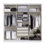 Guarda Roupas Casal Mendoza 6 Pt. 3 Gav. 230cm - Branco