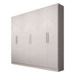 Guarda Roupas Casal Mendoza 6 Pt. 3 Gav. 230cm - Branco