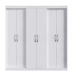 Guarda Roupas Casal Imola 6 Pt. 2 Gav. 1,80m Branco