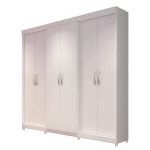 Guarda Roupas Casal Imola 6 Pt. 2 Gav. 1,80m Branco