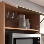Cozinha Compacta J Carvalho Vitoria New 6 Portas 1 Gaveta Freijó/off White Marrom