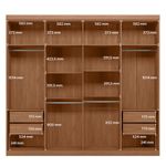 Guarda Roupa Casal 8 Portas 4 Gavetas Master New 8.4 - Jequitiba / Areia